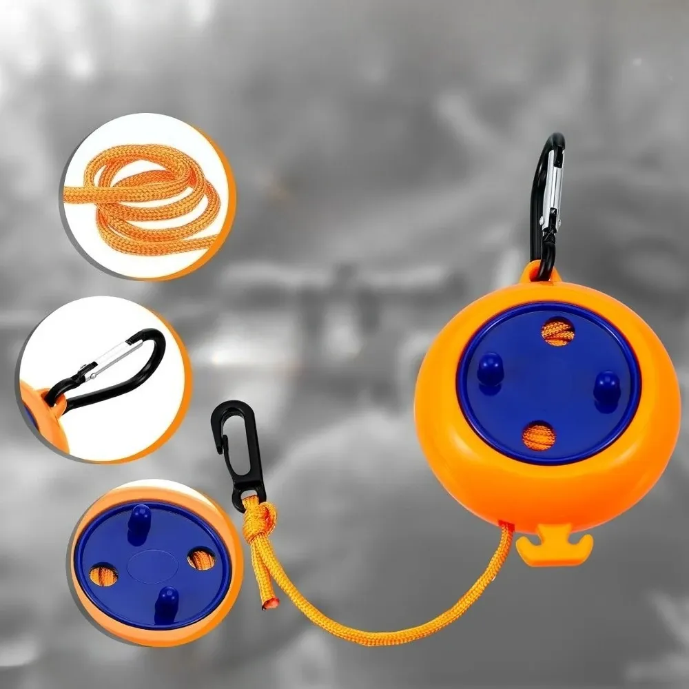 Corde à linge rétractable portable de 10 m avec mousqueton, pour le camping et les voyages 2