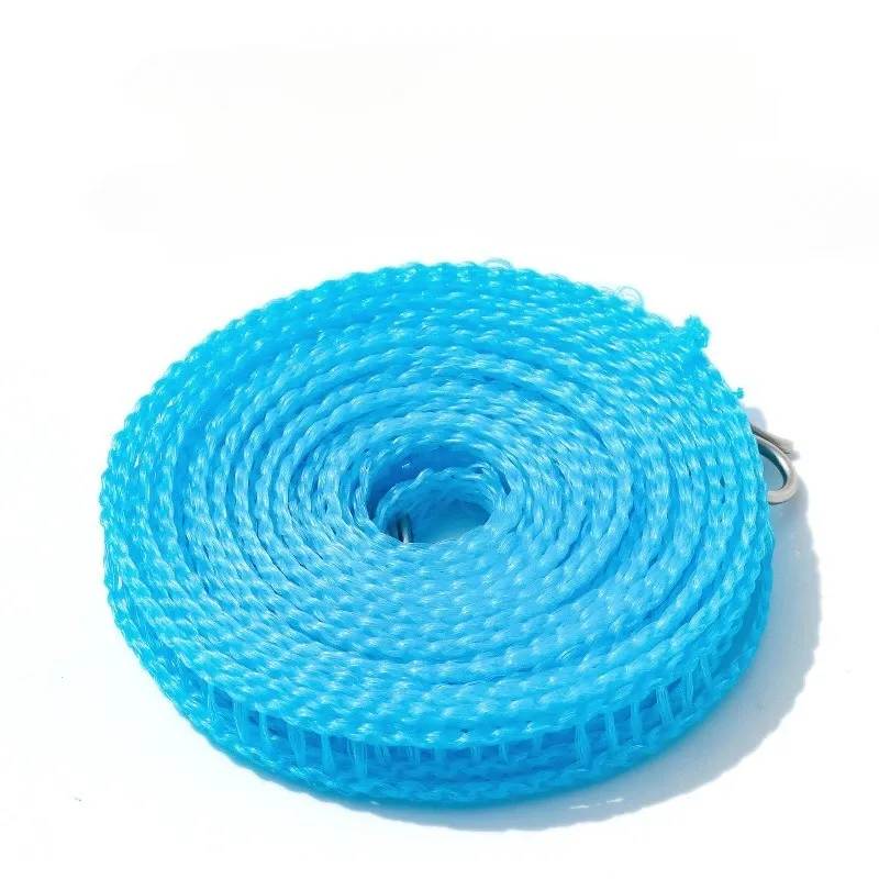 Corde à linge rétractable portable de 10 m avec mousqueton, pour le camping et les voyages 8