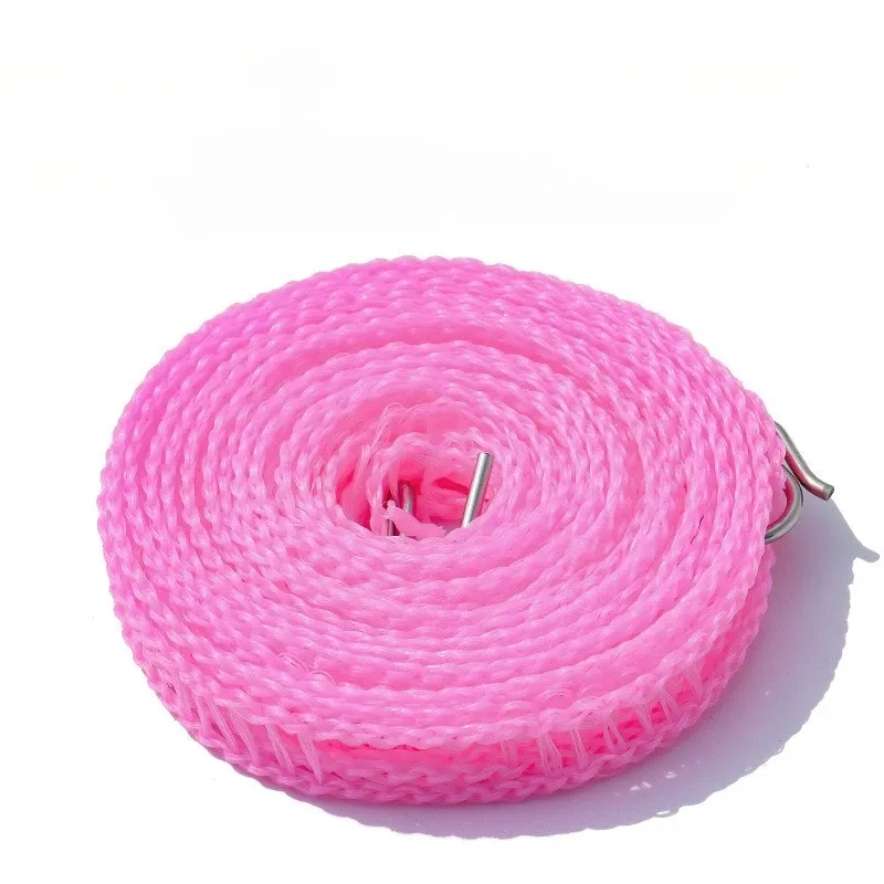 Corde à linge rétractable portable de 10 m avec mousqueton, pour le camping et les voyages 9