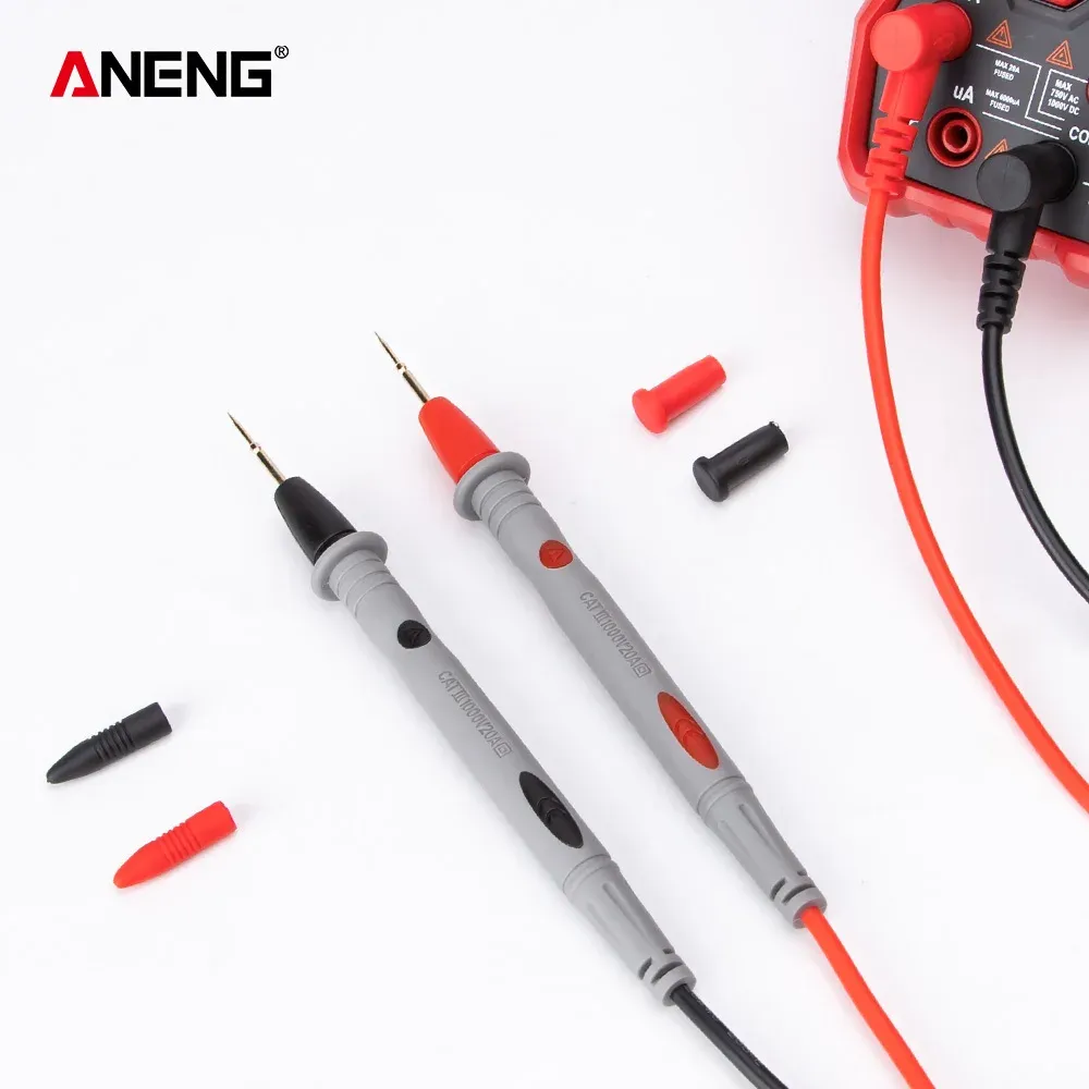 Sonde universelle en silicone pour multimètre numérique, 20 A, 1000 V, avec fils de test et pointe de sonde pour multimètre Fluke 5