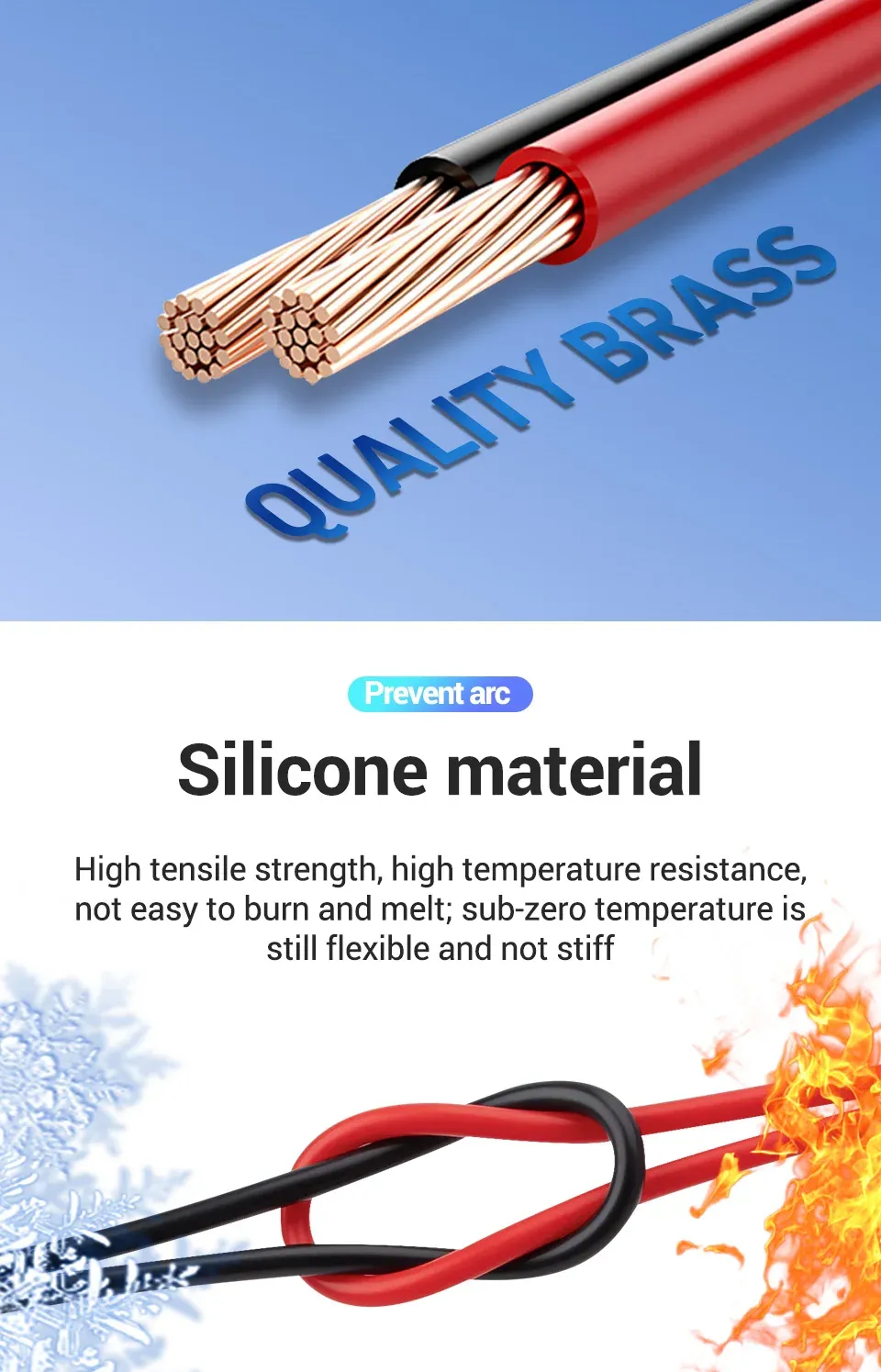 Détail de la sonde de test