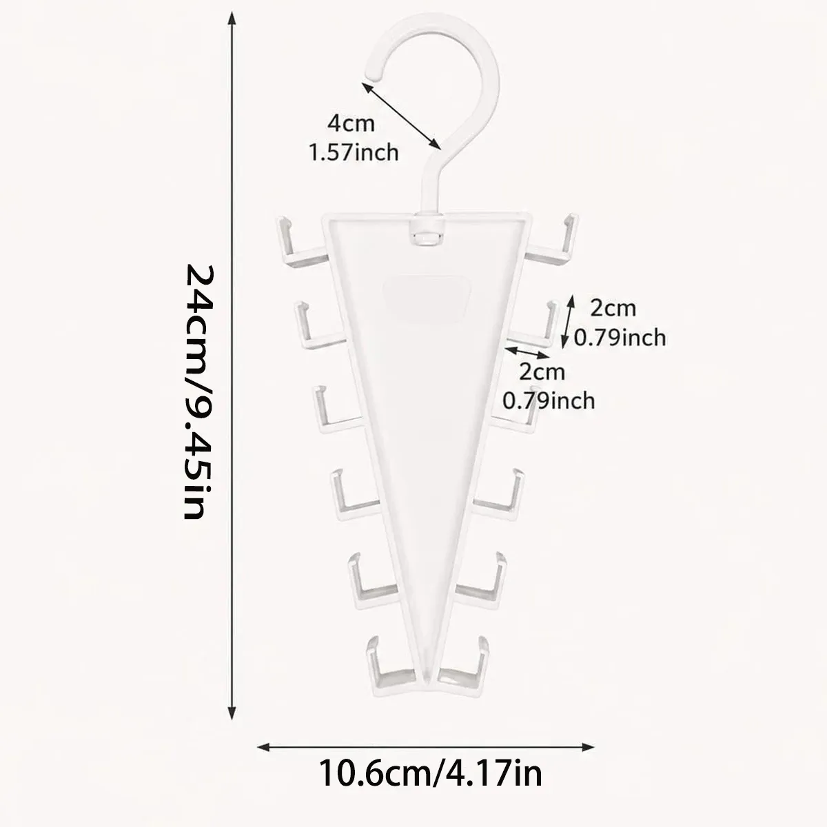 Lot de 2, 4 ou 8 crochets multi-usages en V pour penderie, organisateur de placard à 12 crochets, gain de place 6
