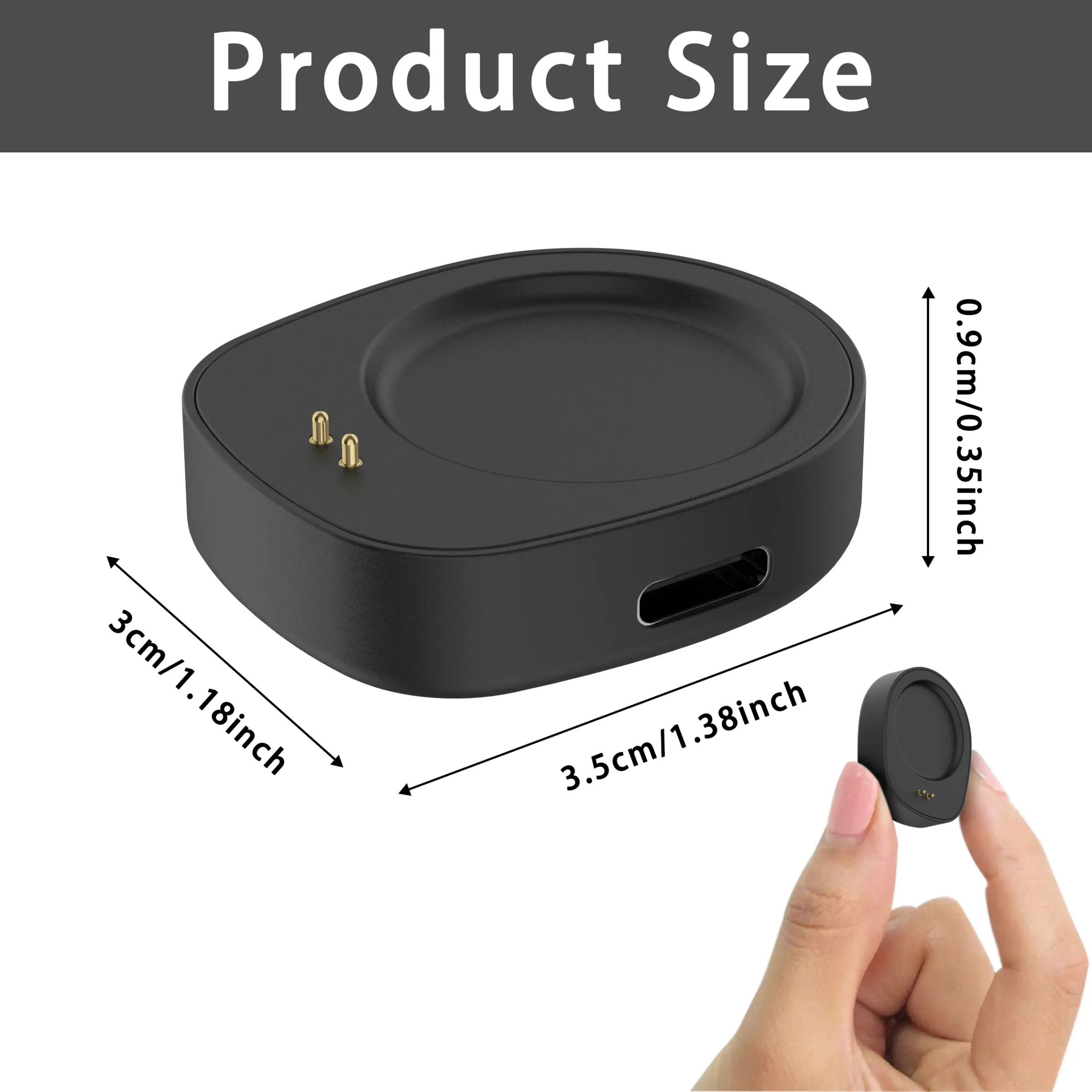Adaptateur de charge sans fil de remplacement pour montre connectée Amazfit Balance 2, Balance, T-Rex 3 et Helio 2