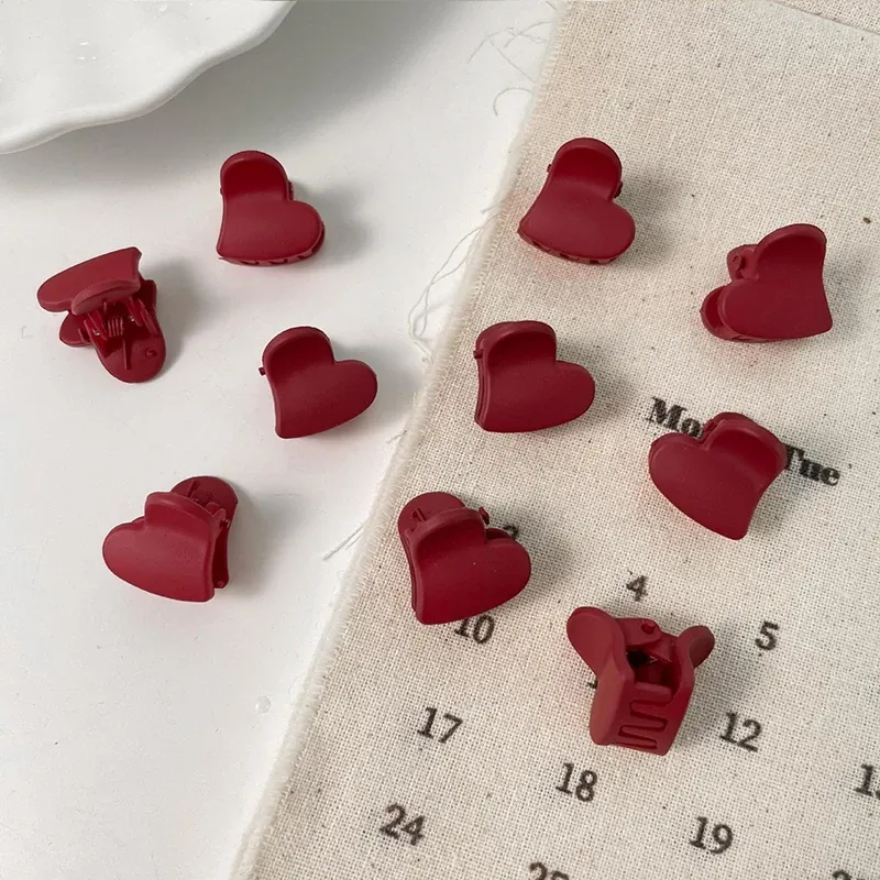 Mini pinces à cheveux en plastique transparent, noir et marron, lot de 10, 1,0 à 1,5 cm, accessoires de coiffure pour femmes et enfants 12
