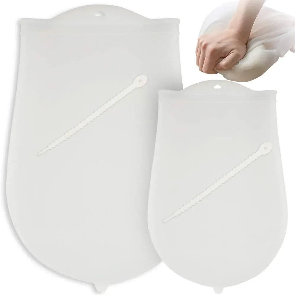 Sac à pétrir en silicone de qualité alimentaire pour pain, pâtisseries, pizzas et tortillas - Image 1
