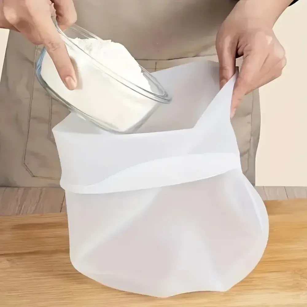 Sac à pétrir en silicone de qualité alimentaire pour pain, pâtisseries, pizzas et tortillas 3
