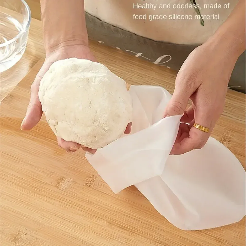 Sac à pétrir en silicone de qualité alimentaire pour pain, pâtisseries, pizzas et tortillas 4