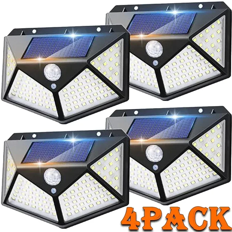 The title is already in French, so I'll give a cleaner, more professional version:
Applique Murale LED 100 LED avec Détecteur de Mouvement, Luminaire d'Extérieur pour Jardin ou Allée, Lot de 1 ou 2