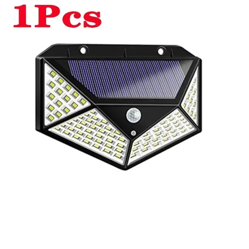 The title is already in French, so I'll give a cleaner, more professional version:

Applique Murale LED 100 LED avec Détecteur de Mouvement, Luminaire d'Extérieur pour Jardin ou Allée, Lot de 1 ou 2 9