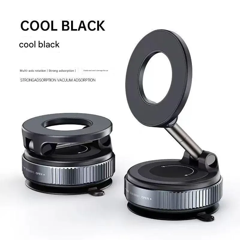 Support de téléphone magnétique rotatif à 360° pour voiture, fixation sur tableau de bord ou pare-brise, support de navigation automobile multi-usage 2