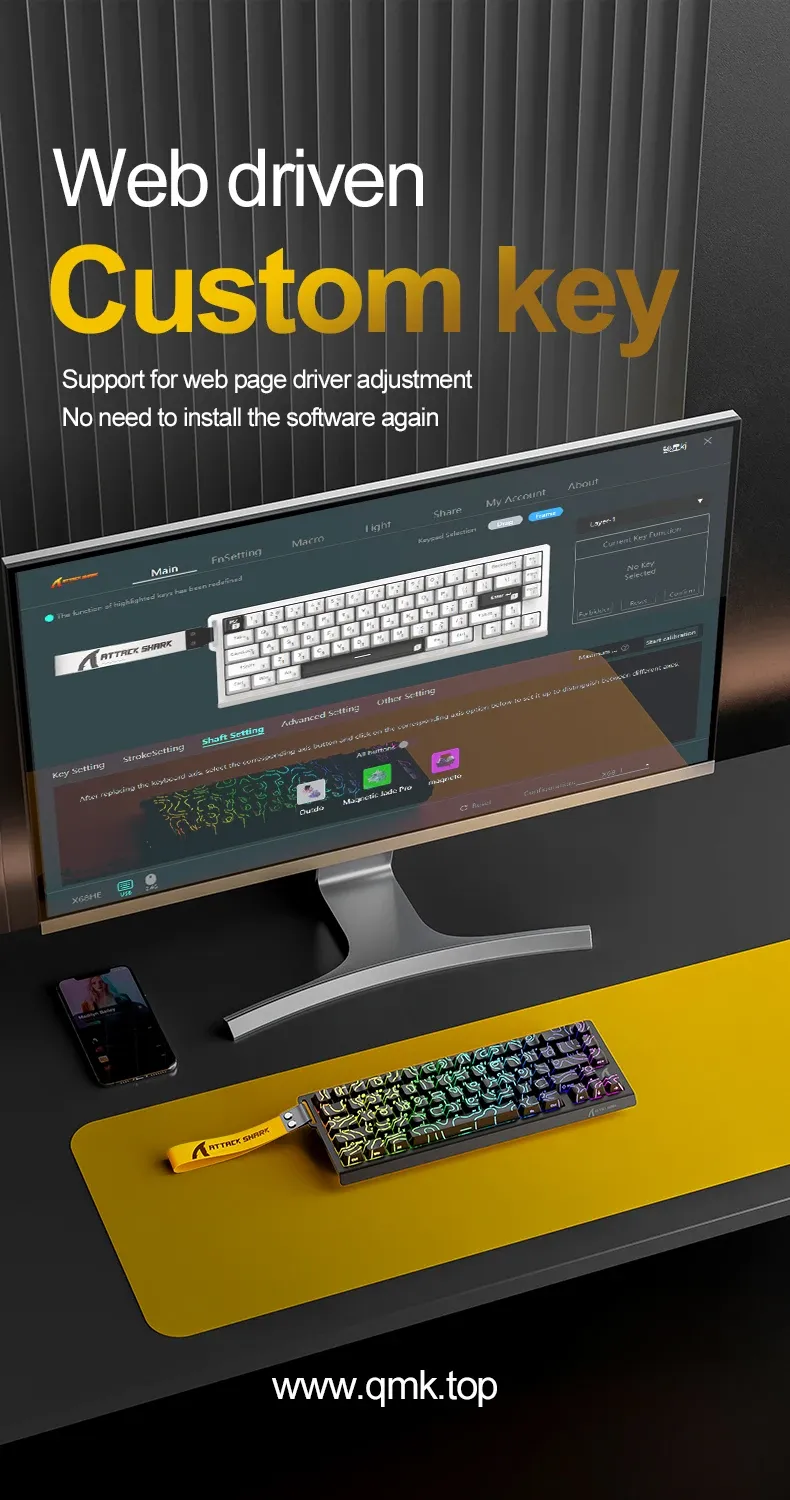 Clavier en contexte de jeu