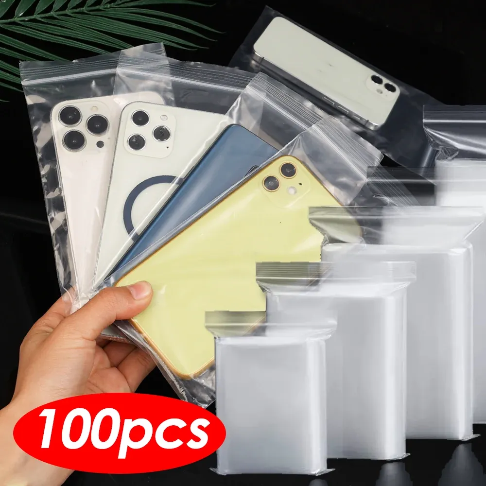 Pochette transparente pour smartphone, vue de face