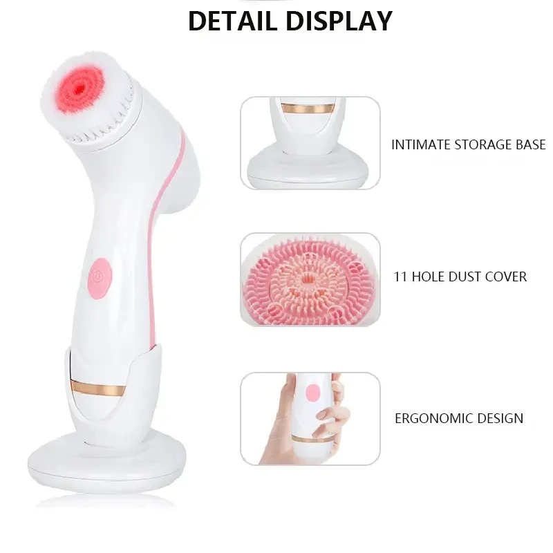 Brosse nettoyante électrique 3 en 1 massage du visage