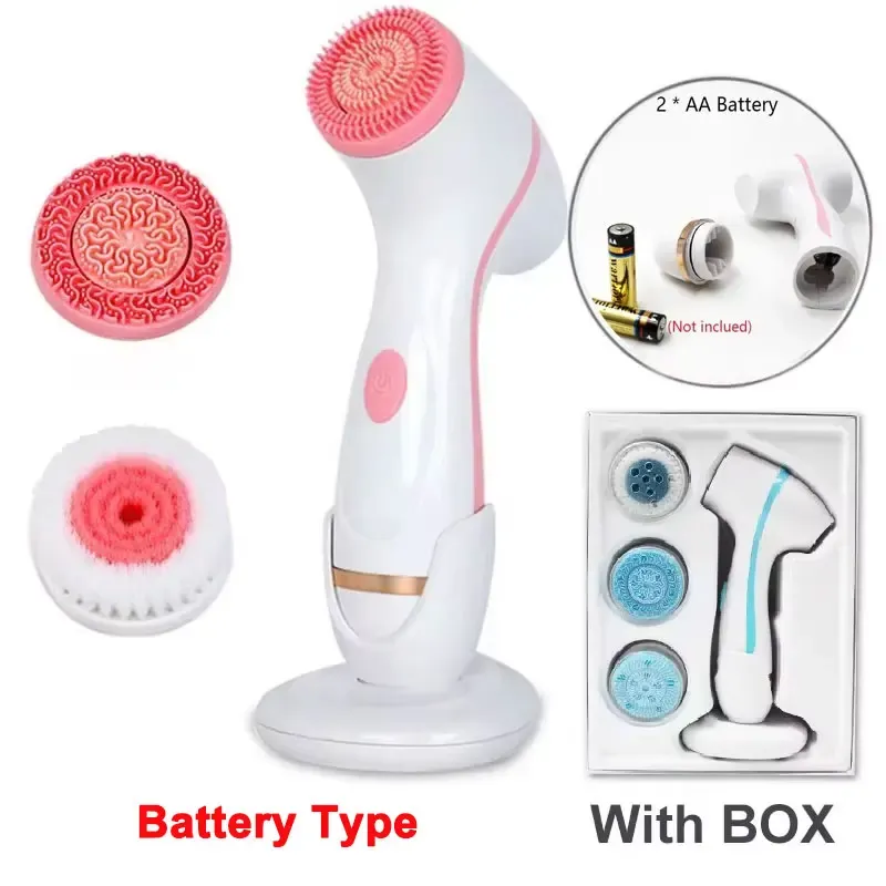 Brosse nettoyante électrique 3 en 1 à vibrations soniques pour le visage 10