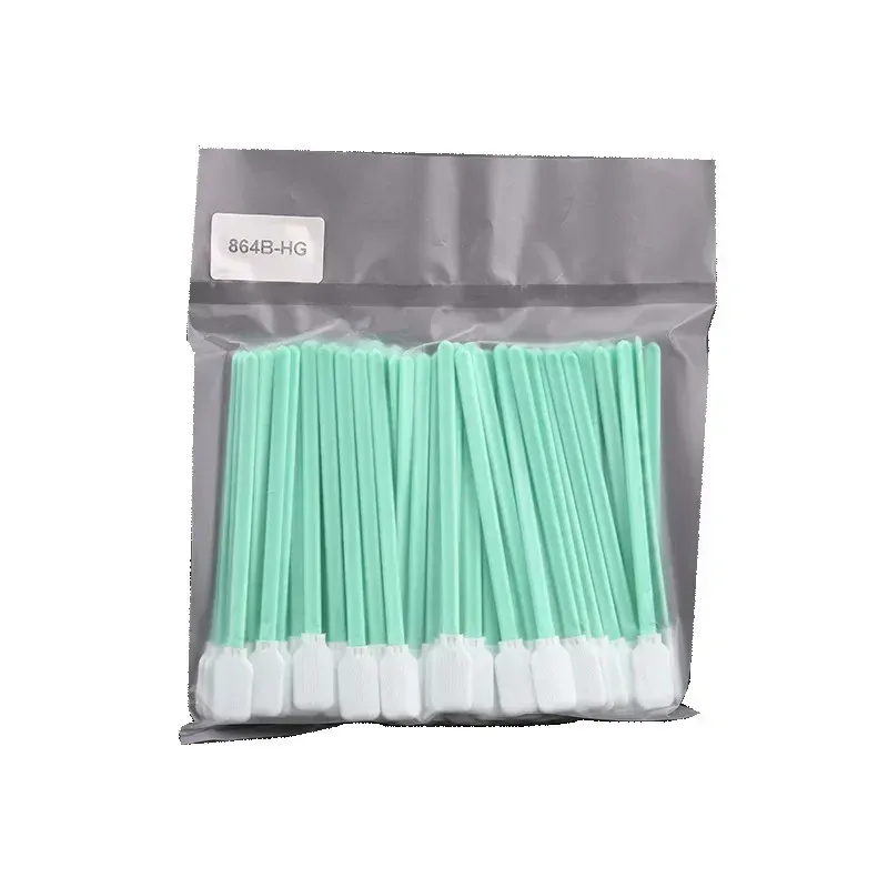 Lot de 50 éponges de nettoyage pour gril en fibre de polyester, simple face, double couche
