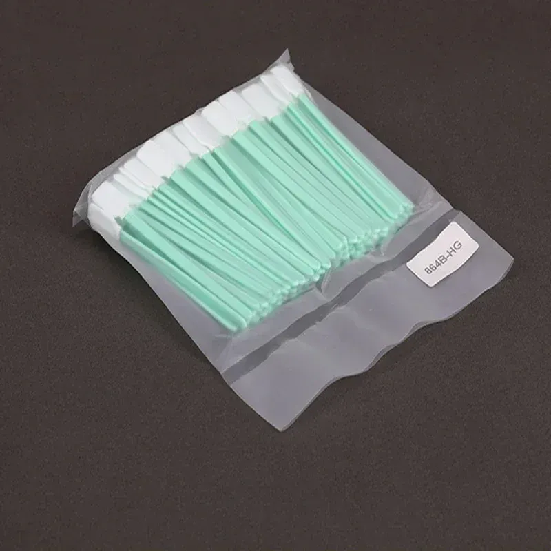 Lot de 50 éponges de nettoyage pour gril en fibre de polyester, simple face, double couche 4