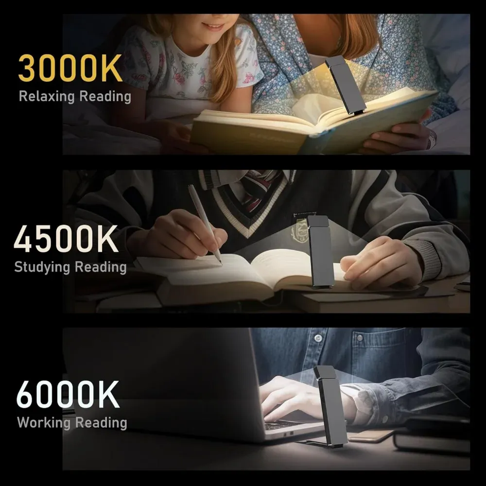 Lampe de lecture LED avec réglage de luminosité