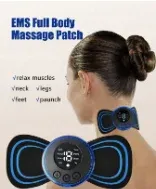 Coussinets de massage électriques pour le cou à micro-courant EMS, soulagement des tensions des épaules et de la nuque 7