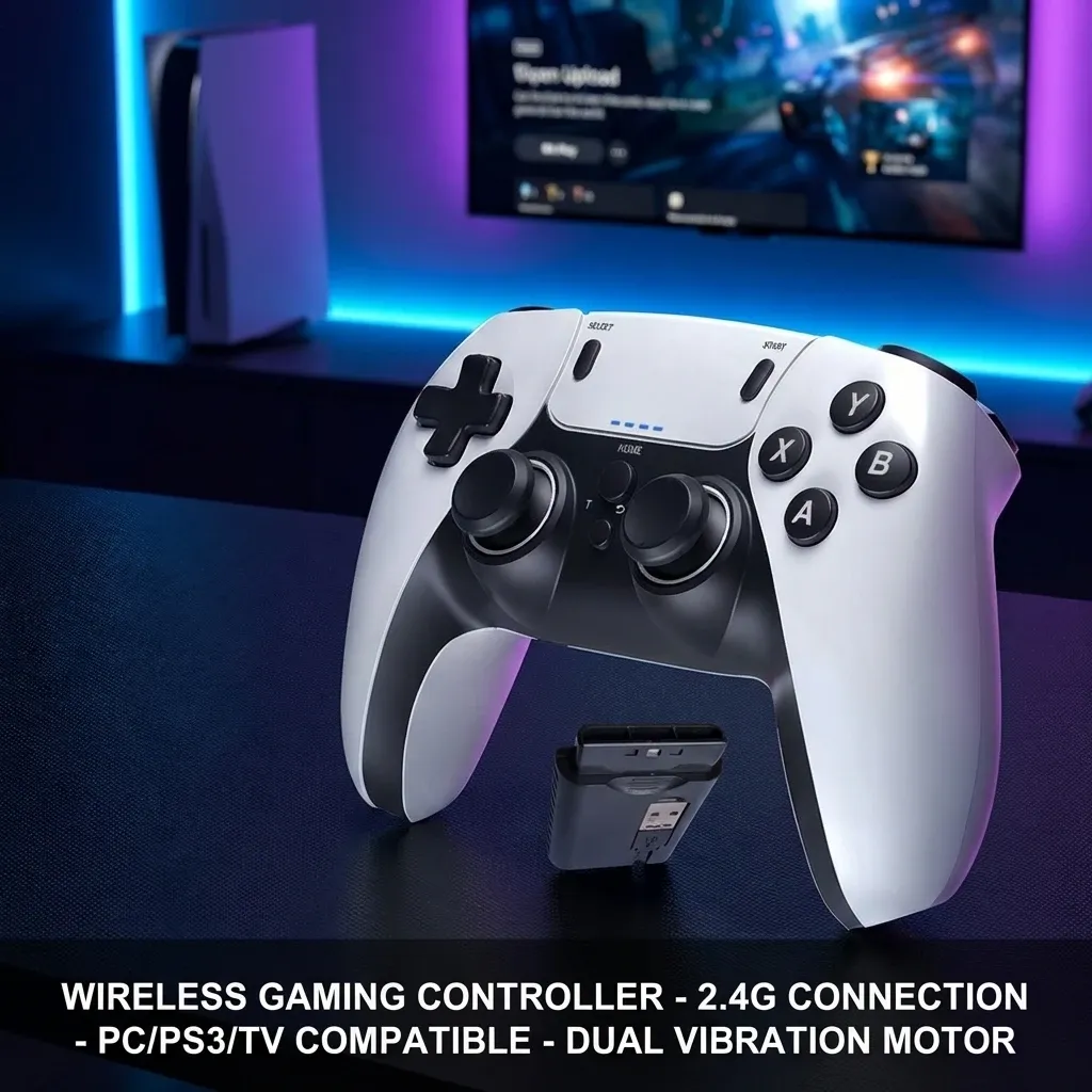 Illustration des fonctions de la manette et de son utilisation