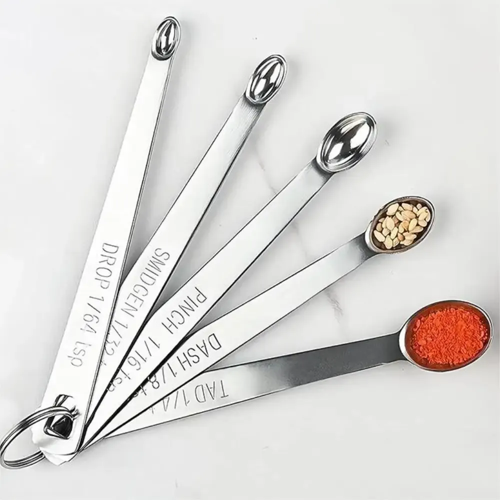 Cuillère doseuse en acier inoxydable, résistante aux hautes températures, avec gobelet doseur, ustensile de mesure pour la maison 2
