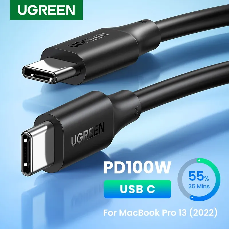 Câble USB-C vers USB-C 100 W PD, charge rapide 5 A avec puce e-Marker, compatible iPhone 17, iPhone 16, iPhone 15, MacBook et Samsung Galaxy S25