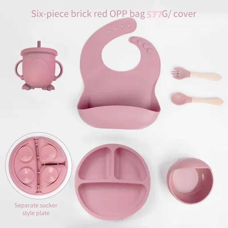 Ensemble de Couverts en Silicone pour Enfant, 6 Pièces, Idéal pour les Repas de Bébé 2