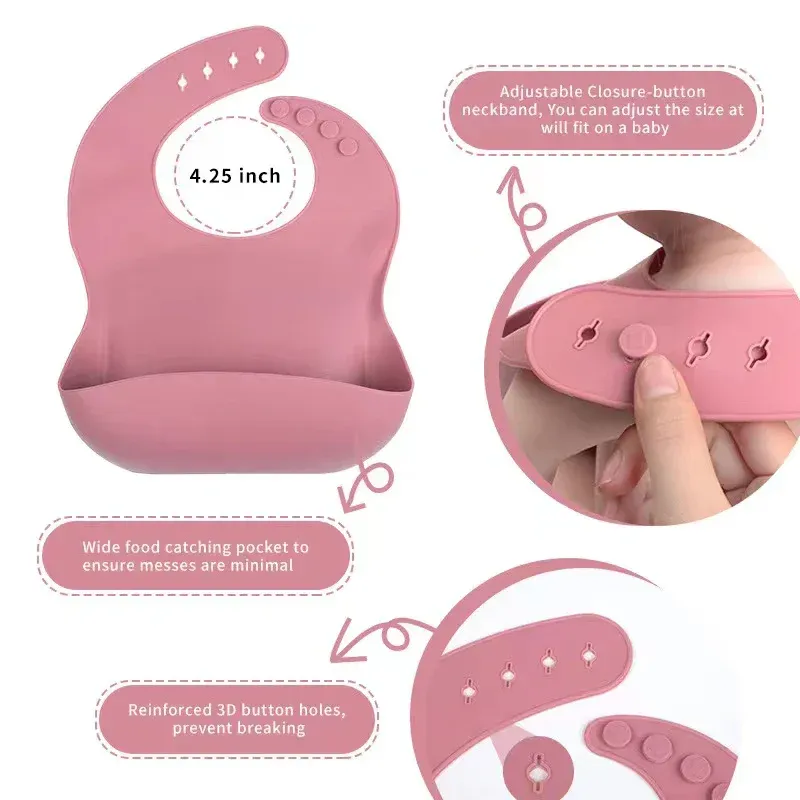 Ensemble de Couverts en Silicone pour Enfant, 6 Pièces, Idéal pour les Repas de Bébé 4