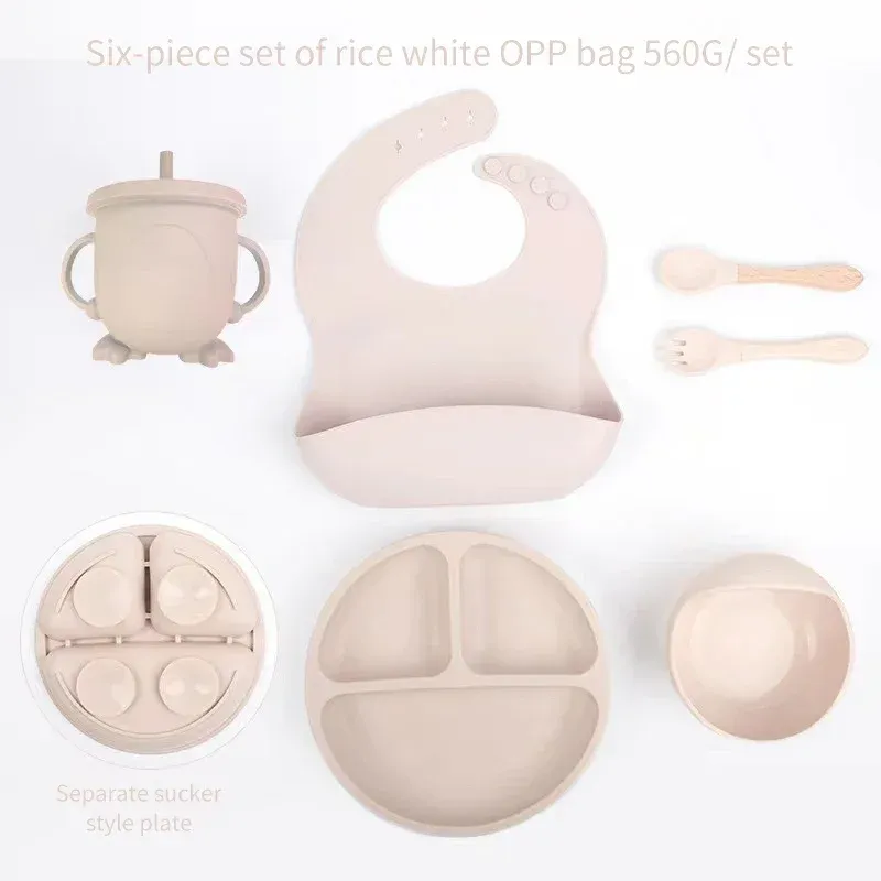 Ensemble de Couverts en Silicone pour Enfant, 6 Pièces, Idéal pour les Repas de Bébé 7
