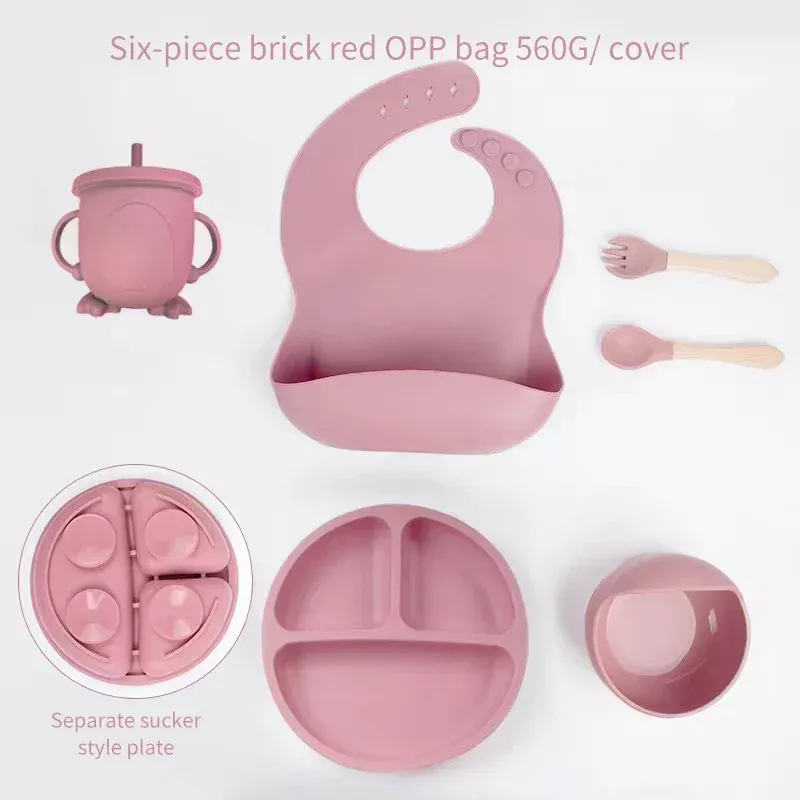 Ensemble de Couverts en Silicone pour Enfant, 6 Pièces, Idéal pour les Repas de Bébé 9