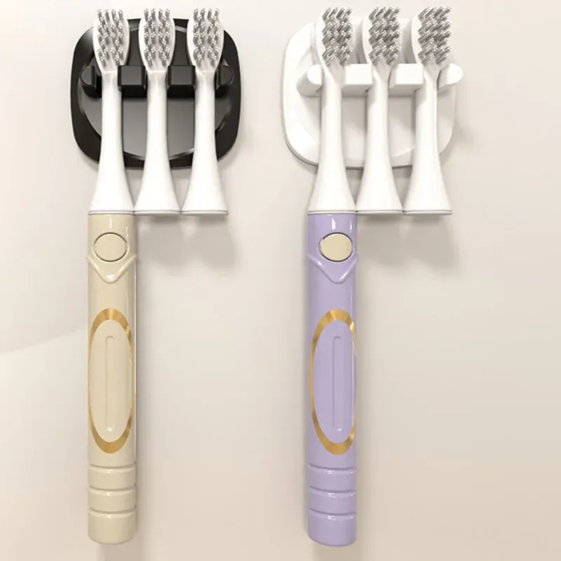 Support mural pour tête de brosse à dents électrique, lot de 2, support auto-adhésif pour brosse à dents, support de salle de bain - Image 1