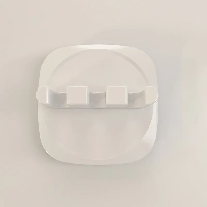 Support mural pour tête de brosse à dents électrique, lot de 2, support auto-adhésif pour brosse à dents, support de salle de bain 7