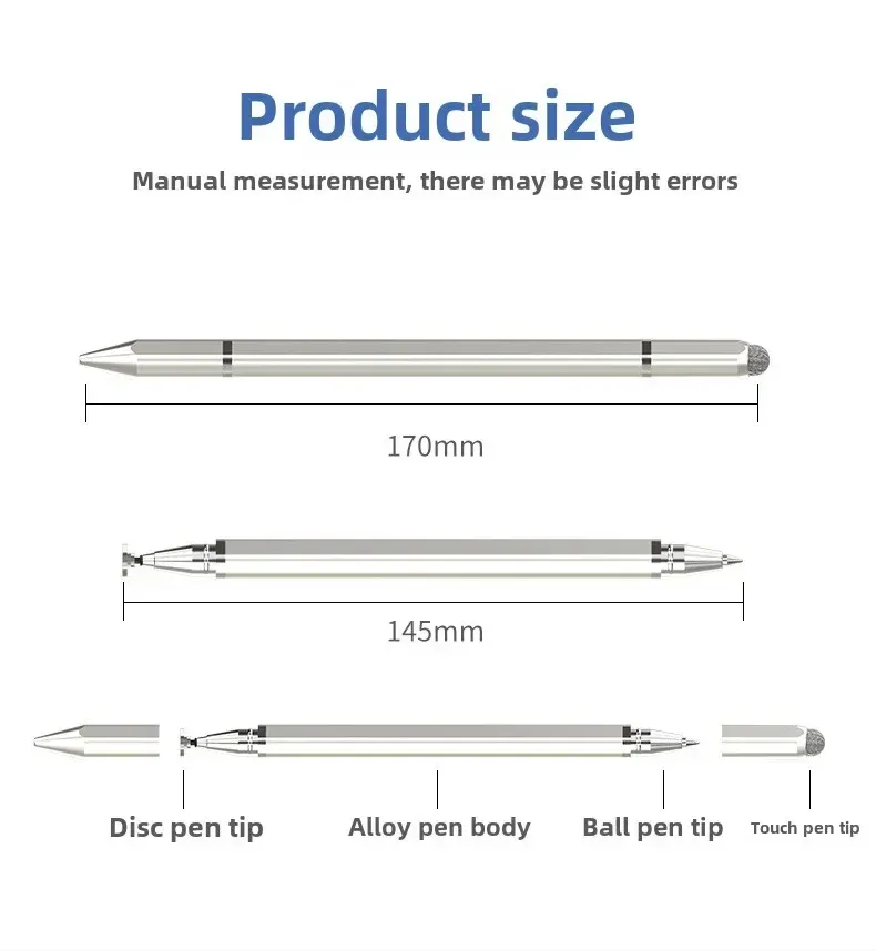 Stylet magnétique, détails de finition