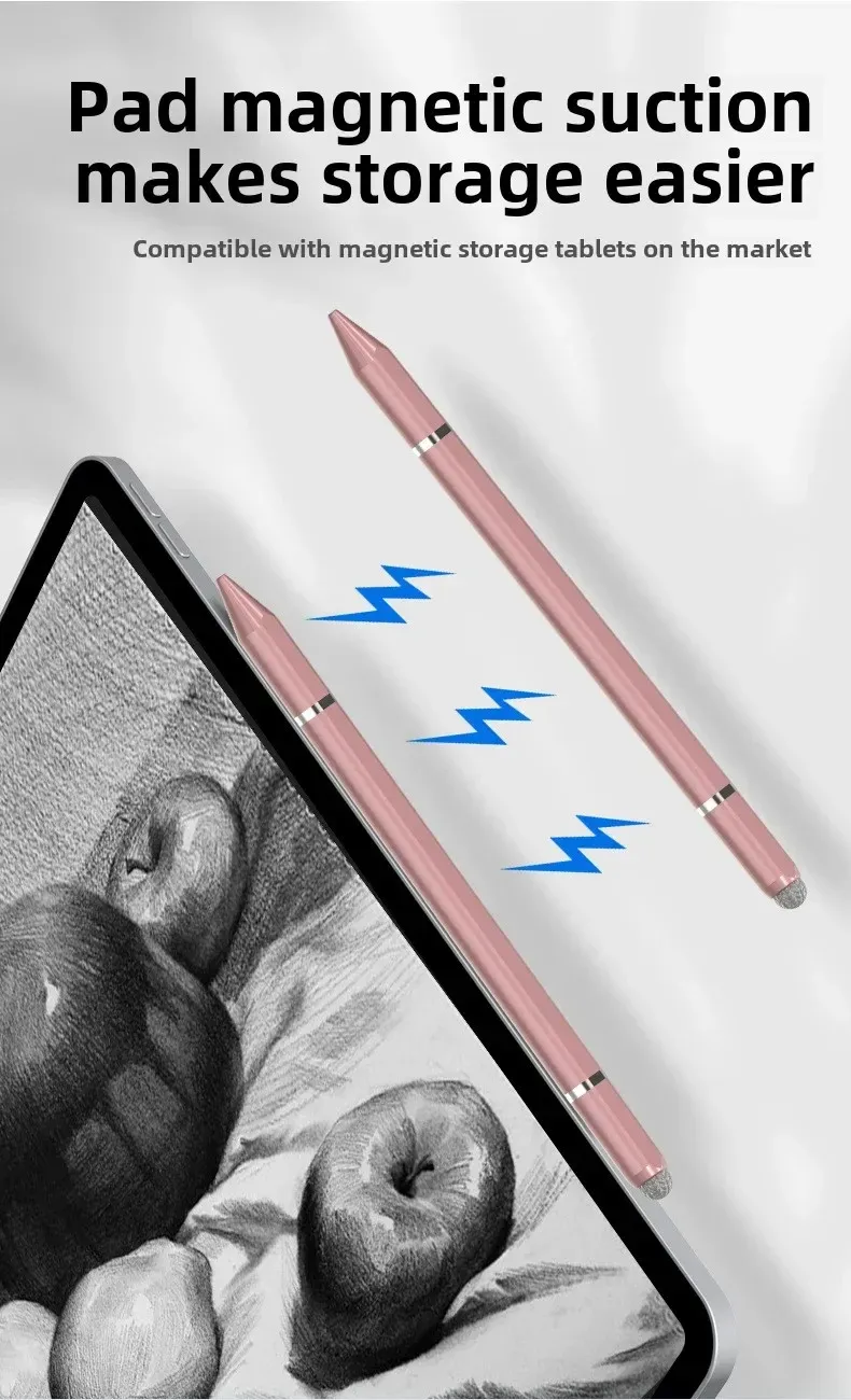 Stylet magnétique, gros plan sur les finitions
