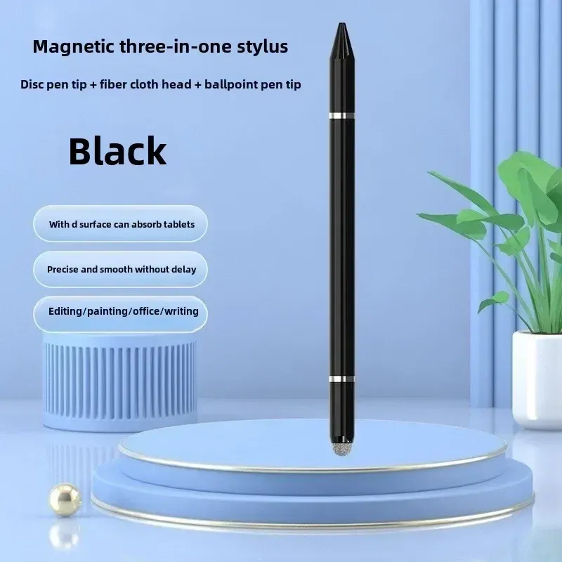 Stylet magnétique 3 en 1 pour iOS et Android, stylo tactile compatible iPad, tablettes et smartphones 7