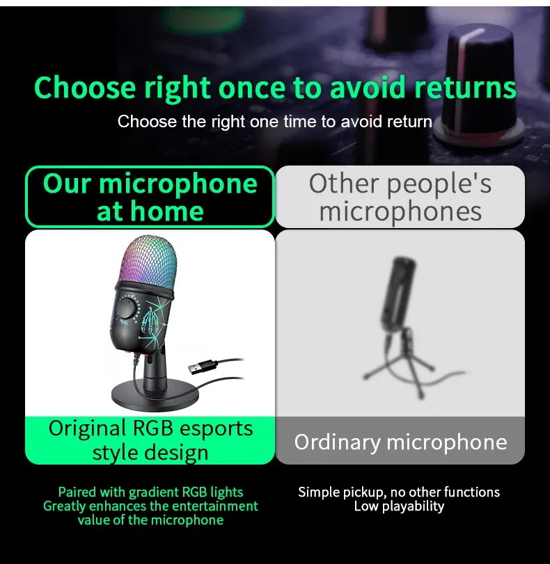 Microphone V5 en situation d'utilisation
