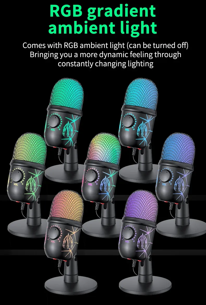 Design épuré du microphone V5