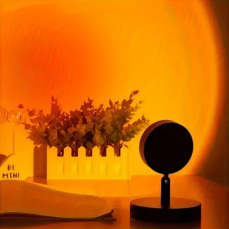 Lampe de projection coucher de soleil, veilleuse d'ambiance pour chambre à coucher et photographie 4