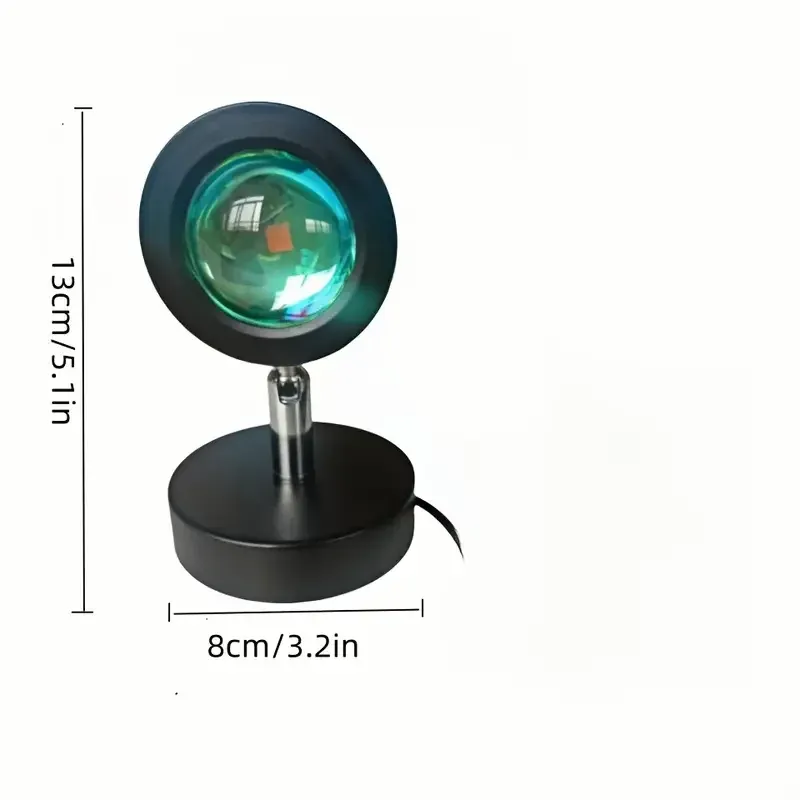 Lampe coucher de soleil en ambiance lumineuse