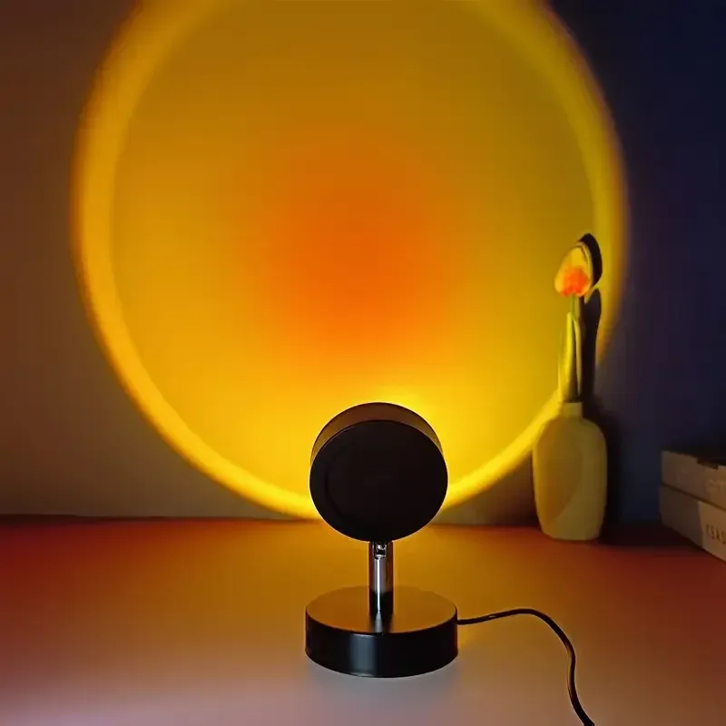 Détail de la lampe coucher de soleil
