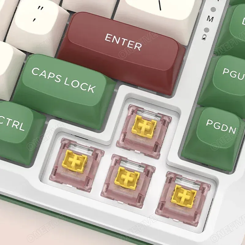 Interrupteurs Outemu Silent Peach V3 et Silent Lemon V3 pour clavier mécanique, linéaires et tactiles, 5 broches, Hot Swap, pré-lubrifiés 6