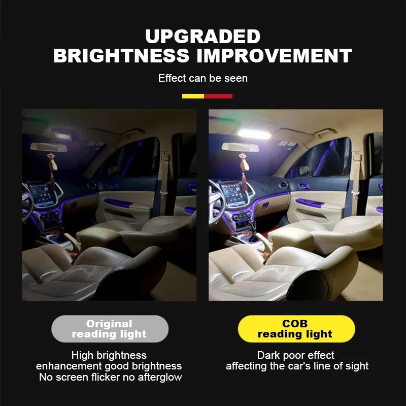 Plafonnier LED 12-24 V pour véhicule avec interrupteur marche/arrêt, lampe de lecture et éclairage intérieur pour fourgon et camion 4