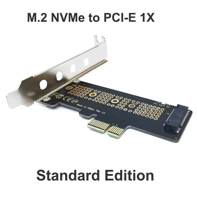 Adaptateur M.2 NVMe vers PCIe, vue de détail