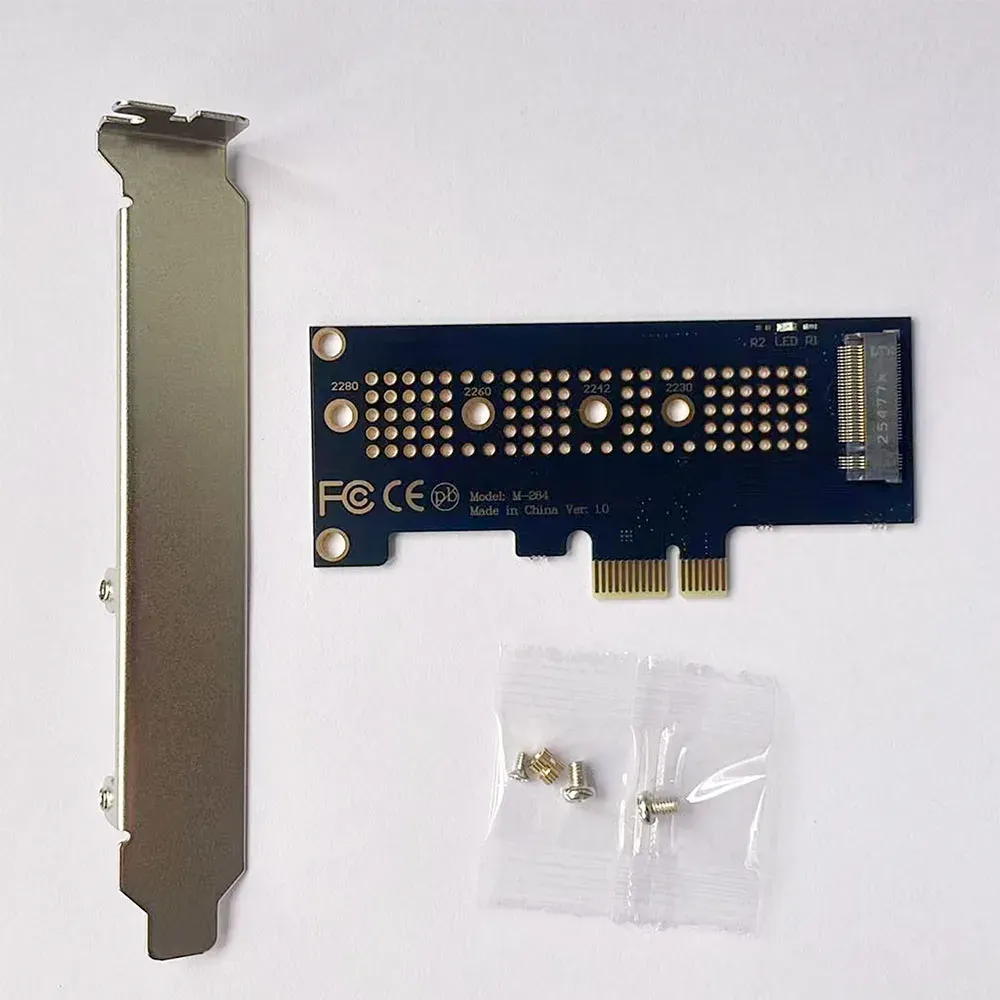 Vue principale de la carte adaptateur M.2 NVMe vers PCIe 4.0