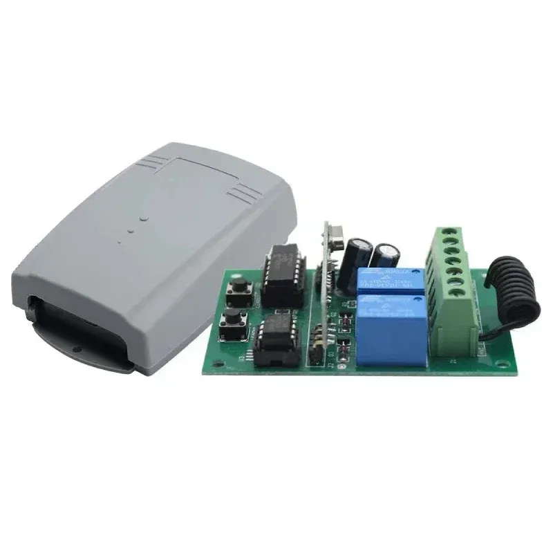 Le title is already in French, so I'll render it as a clean, professional product name:

Commutateur intelligent récepteur pour porte de garage, 12 V / 24 V CC, 433,92 MHz, émetteur à code fixe et à code roulant 6