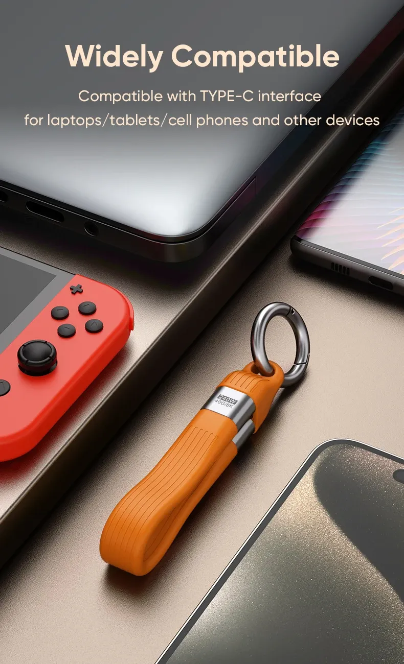 Câble USB-C flexible multifonction finition