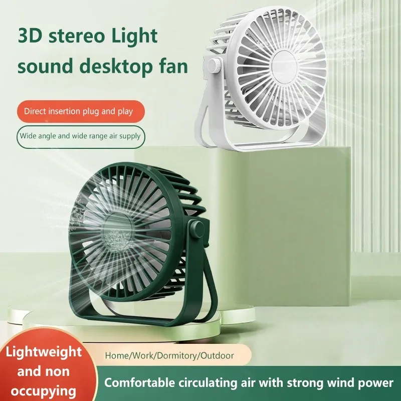 Mini ventilateur de bureau USB, vue de détail
