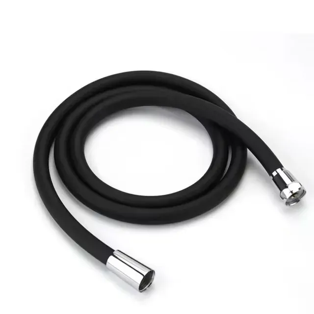 Tuyau de douche flexible en silicone, 1,5 m / 2 m, haute pression, anti-torsion, pour pommeau de douche, robinet et accessoires de salle de bain 7