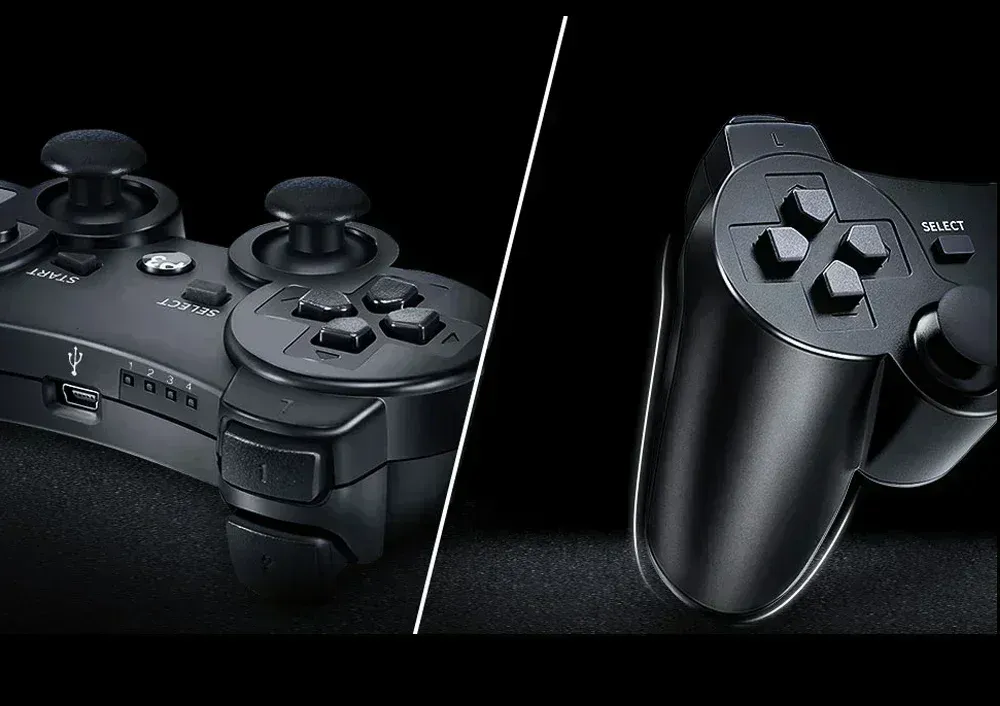Manette ergonomique adaptée aux paumes