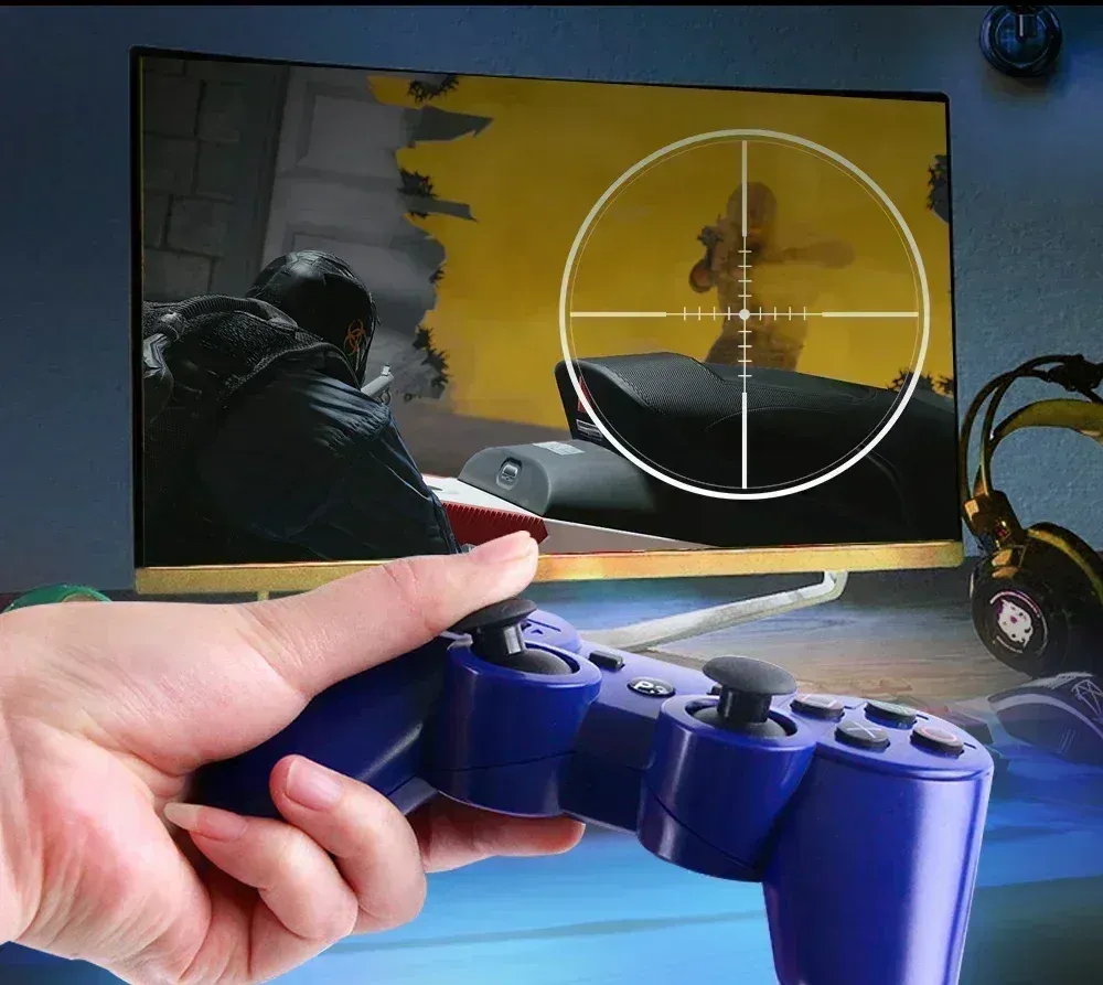 Gyroscope de la manette pour une expérience de jeu naturelle