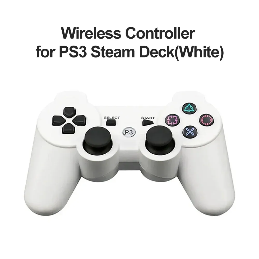 Manette de jeu sans fil Bluetooth pour PS3, vibration neutre, matériau ABS écologique, bouton flocon de neige, parfaite 10